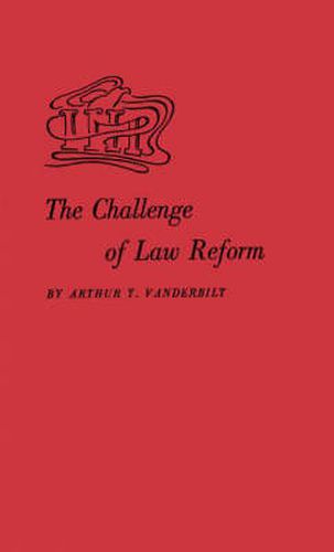 Cover image for The Challenge of Law Reform