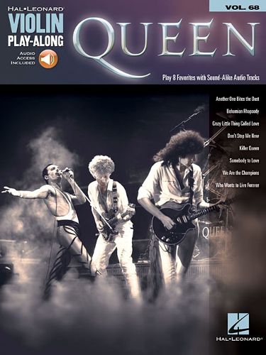 Cover image for Queen: Violin Play-Along Volume 68