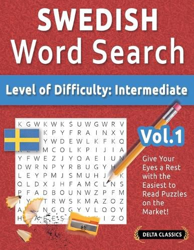 Cover image for Swedish Word Search - Level of Difficulty