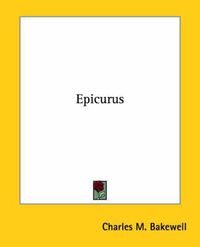 Cover image for Epicurus