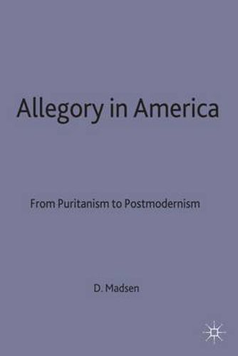 Cover image for Allegory in America: From Puritanism to Postmodernism