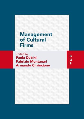 Cover image for Management of Cultural Firms