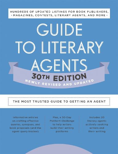 Cover image for Guide to Literary Agents 30th Edition: The Most Trusted Guide to Getting Published