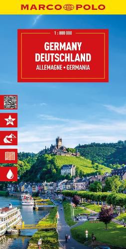 Cover image for Germany Marco Polo Map