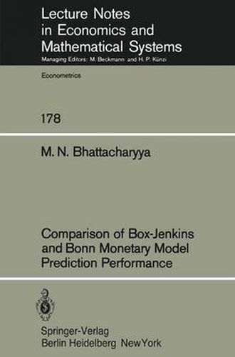 Cover image for Comparison of Box-Jenkins and Bonn Monetary Model Predition Performance