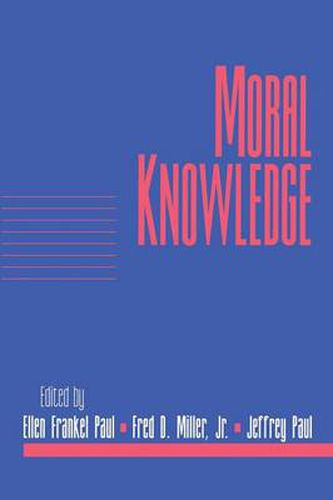 Cover image for Moral Knowledge: Volume 18, Part 2