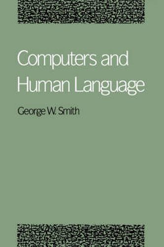 Computers and Human Language