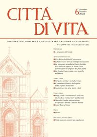 Cover image for Citta Di Vita - A. LXXVIII, N. 6, Novembre-Dicembre 2023