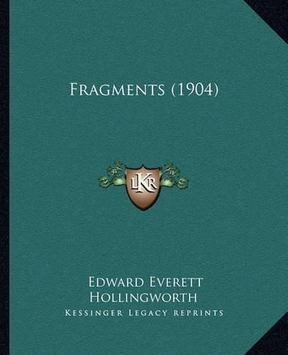 Cover image for Fragments (1904)