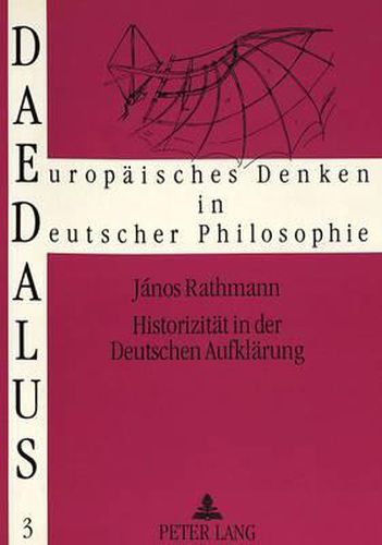 Cover image for Historizitaet in Der Deutschen Aufklaerung