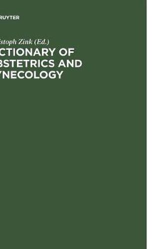Cover image for Dictionary of Obstetrics and Gynecology
