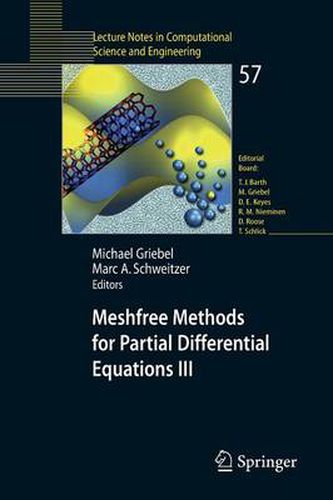 Cover image for Meshfree Methods for Partial Differential Equations III