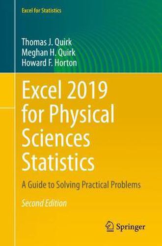 Cover image for Excel 2019 for Physical Sciences Statistics: A Guide to Solving Practical Problems