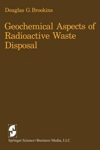 Cover image for Geochemical Aspects of Radioactive Waste Disposal