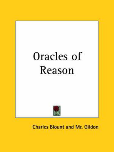 Oracles of Reason (1693)