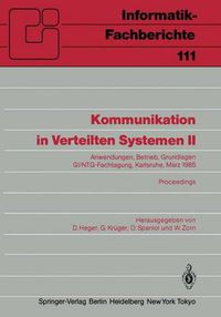 Cover image for Kommunikation in Verteilten Systemen II