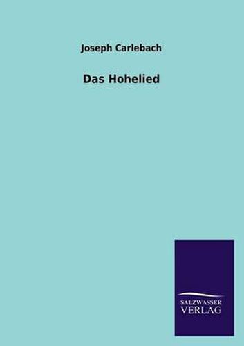 Cover image for Das Hohelied