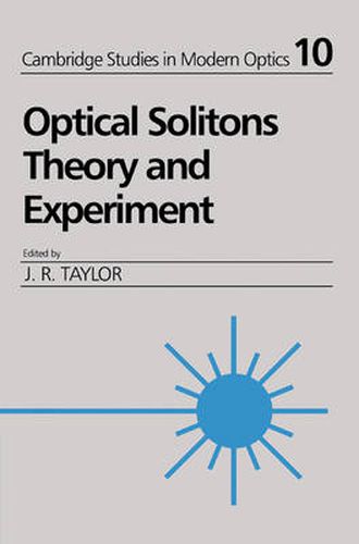 Cover image for Optical Solitons: Theory and Experiment