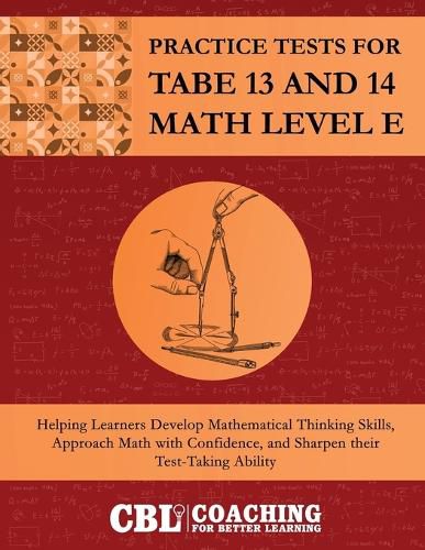 Cover image for Practice Tests for TABE 13 and 14 Math Level E