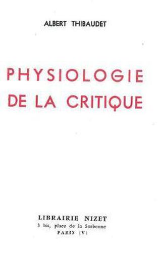 Physiologie de la Critique