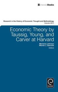 Cover image for Economic Theory by Taussig, Young, and Carver at Harvard
