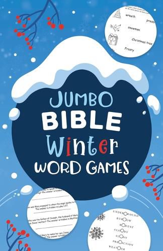 Cover image for Jumbo Bible Winter Word Games