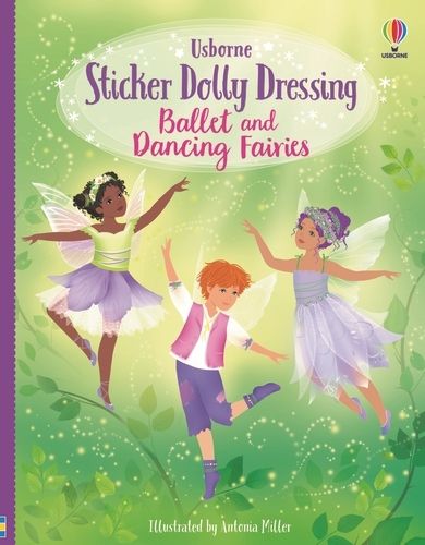 Sticker Dolly Dressing Ballet and Dancing Fairies