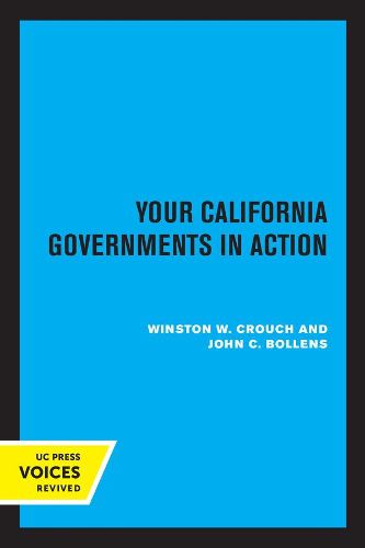 Cover image for Your California Governments in Action, Second Edition