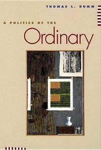 Cover image for A Politics of the Ordinary