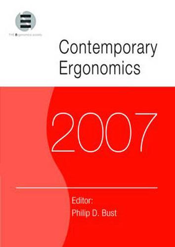 Cover image for Contemporary Ergonomics 2007: Proceedings of the International Conference on Contemporary Ergonomics (CE2007), 17-19 April 2007, Nottingham, UK