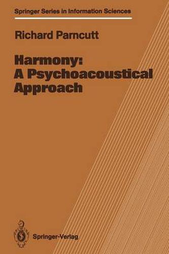 Cover image for Harmony: A Psychoacoustical Approach