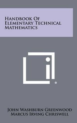 Handbook of Elementary Technical Mathematics