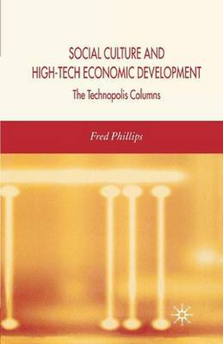 Cover image for Social Culture and High-Tech Economic Development: The Technopolis Columns