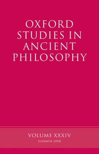 Cover image for Oxford Studies in Ancient Philosophy