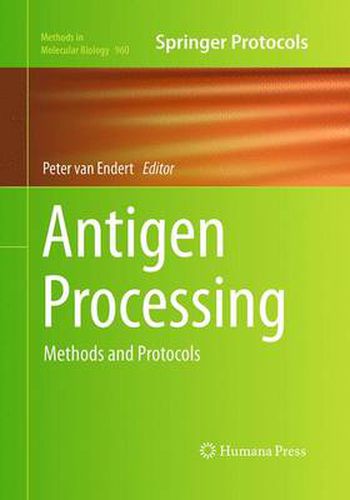 Cover image for Antigen Processing: Methods and Protocols