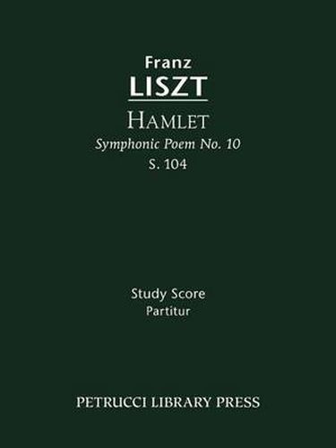 Cover image for Hamlet, S.104: Study score