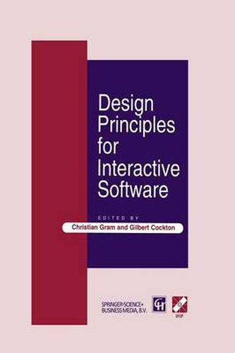 Cover image for Design Principles for Interactive Software