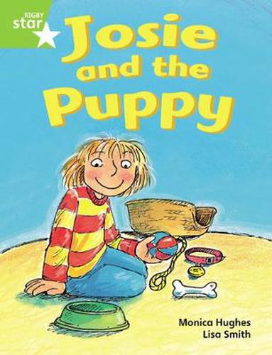 Cover image for Rigby Star Guided Phonic Opportunity Readers Green: Josie And The Puppy Pupil Bk (Single)