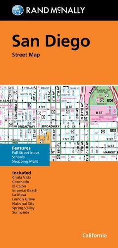 Cover image for Rand McNally Folded Map: San Diego Street Map