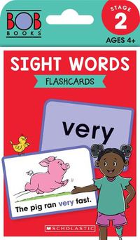 Cover image for Bob Books - Sight Words Flashcards Phonics, Ages 4 and Up, Kindergarten (Stage 2: Emerging Reader)