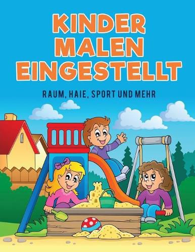 Cover image for Kinder Malen eingestellt: Raum, Haie, Sport und mehr