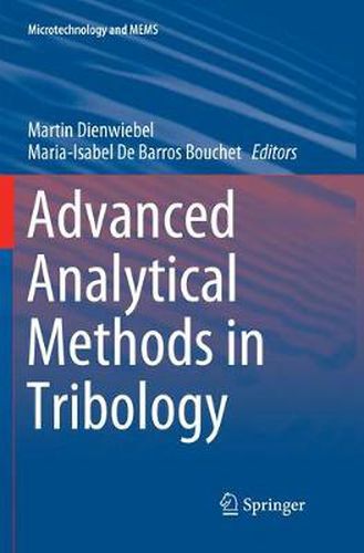 Cover image for Advanced Analytical Methods in Tribology