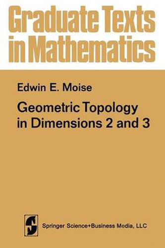 Cover image for Geometric Topology in Dimensions 2 and 3