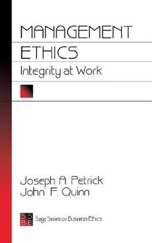 Management Ethics: Integrity at Work