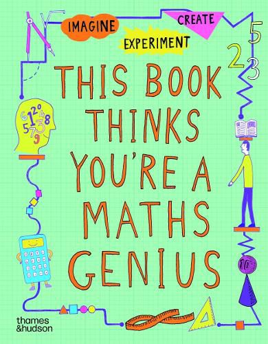 Cover image for This Book Thinks You're a Maths Genius