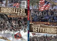 Cover image for The Split History of the Battle of Gettysburg: Union Perspective/Confederate Perspective