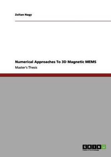 Cover image for Numerical Approaches to 3D Magnetic Mems