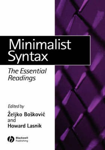 Cover image for Minimalist Syntax: The Essential Readings