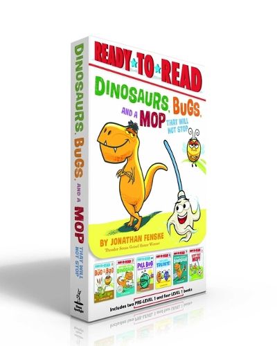 Cover image for Dinosaurs, Bugs, and a Mop That Will Not Stop (Boxed Set)