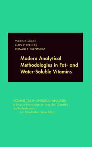 Cover image for Modern Analytical Methodologies in Fat and Water Soluble Vitamins